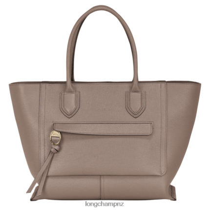 Women Taupe Longchamp Mailbox Handbag Bags L06408172