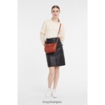 Women Terracotta Longchamp Le Pliage City Crossbody bag Bags L06408225 - Image 2