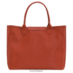 Women Terracotta Longchamp Le Pliage City Tote bag Bags L0640885 - Image 4