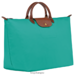 Women Turquoise Longchamp Le Pliage Original Travel bag Bags L06408809 - Image 2