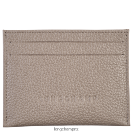 Women Turtledove Longchamp Le Foulonne Cardholder Leather Goods L06408647