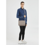 Women Turtledove Longchamp Le Foulonne Crossbody bag Bags L06408286 - Image 2