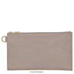 Women Turtledove Longchamp Le Foulonne Pouch Leather Goods L06408703