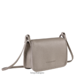 Women Turtledove Longchamp Le Foulonne Wallet on chain Leather Goods L06408332 - Image 3