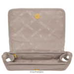 Women Turtledove Longchamp Le Foulonne Wallet on chain Leather Goods L06408332 - Image 5