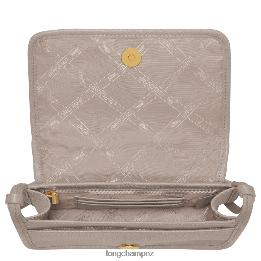 Women Turtledove Longchamp Le Foulonne Wallet on chain Leather Goods L06408332 - Image 5