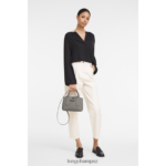 Women Turtledove Longchamp Roseau Handbag Bags L06408116 - Image 2