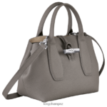 Women Turtledove Longchamp Roseau Handbag Bags L06408116 - Image 3