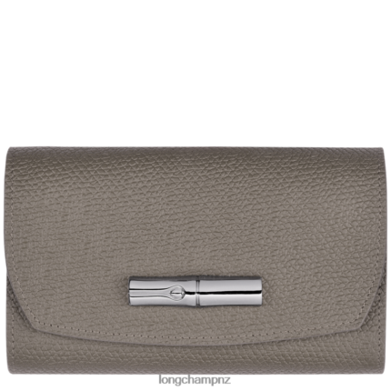 Women Turtledove Longchamp Roseau Wallet Leather Goods L06408580