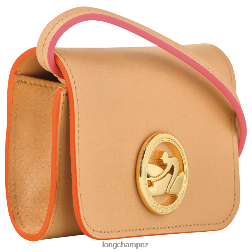 Women Vegetal Longchamp Box-Trot Coin purse with leather lace Leather Goods L06408513 - Image 3