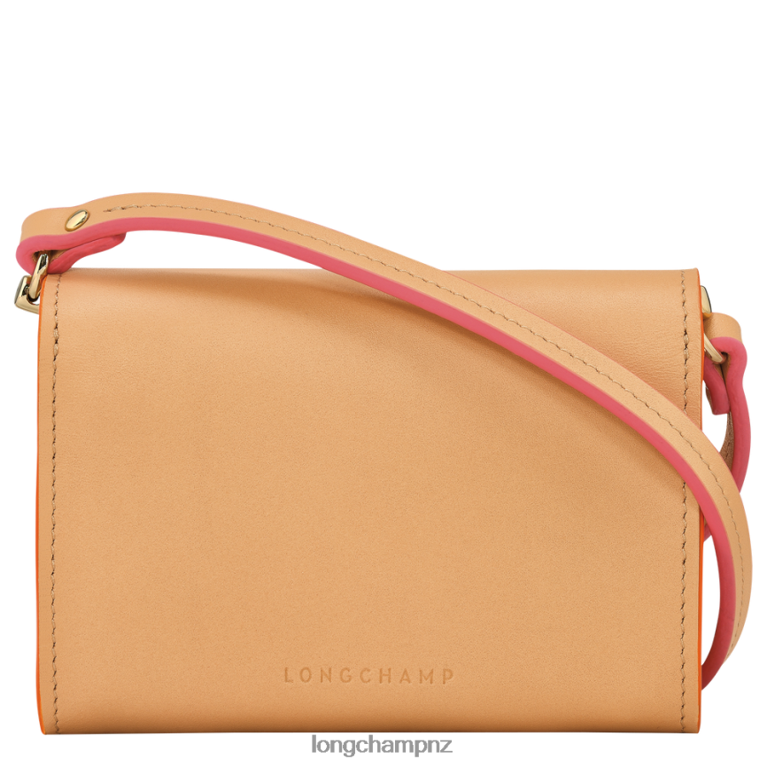 Women Vegetal Longchamp Box-Trot Coin purse with leather lace Leather Goods L06408513 - Image 4