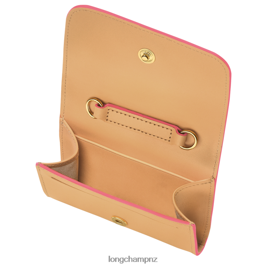 Women Vegetal Longchamp Box-Trot Coin purse with leather lace Leather Goods L06408513 - Image 5
