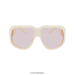 Women White Longchamp Spring/Summer Collection 2023 Sunglasses Accessories L06408878