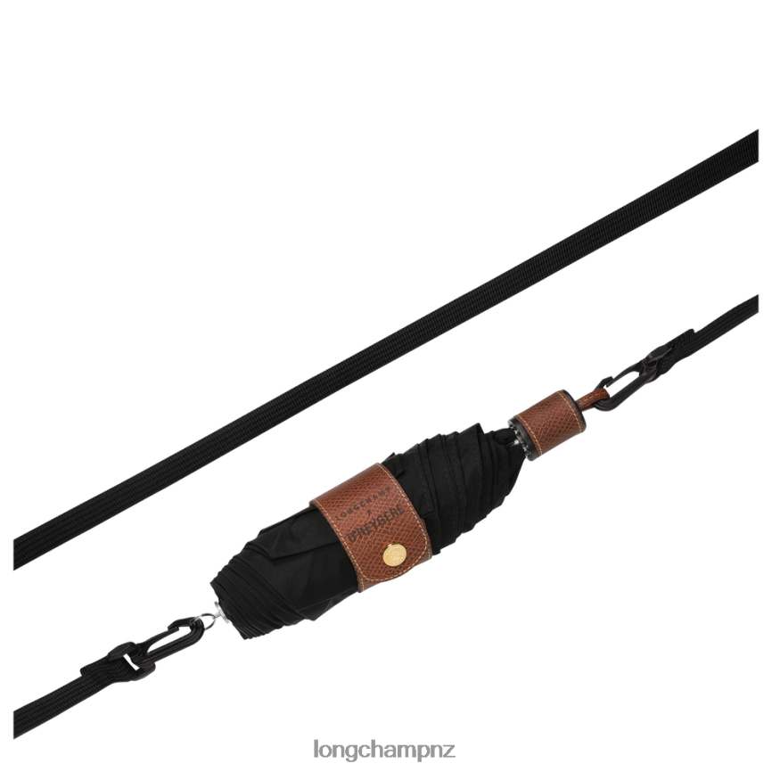 Men Black Longchamp X D'heygere Umbrella Accessories L06408962