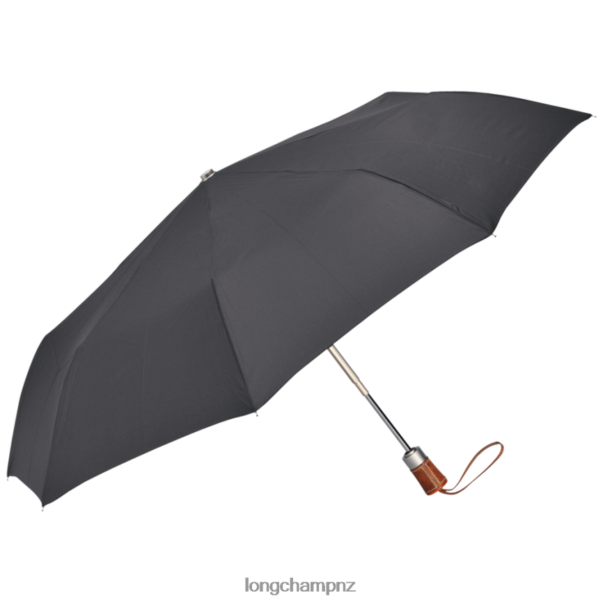 Men Gun Metal Longchamp Le Pliage Retractable umbrella Accessories L06408967