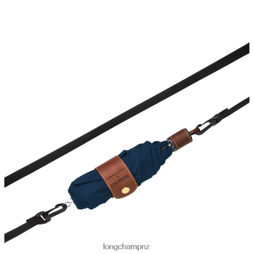Men Navy Longchamp X D'heygere Umbrella Accessories L06408965
