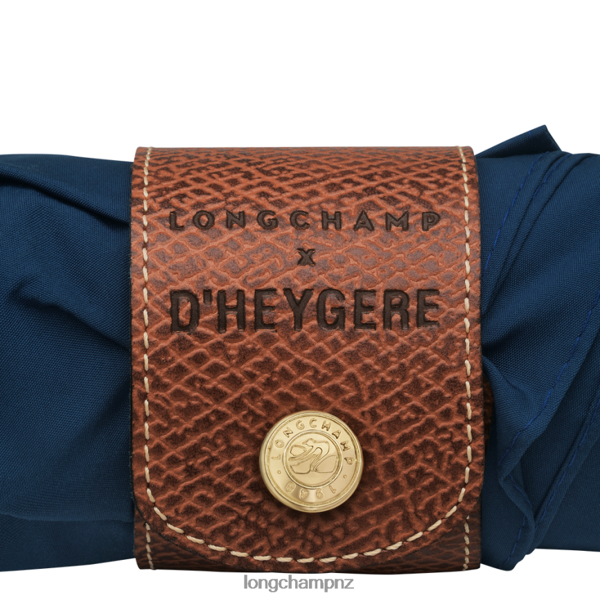 Men Navy Longchamp X D'heygere Umbrella Accessories L06408965