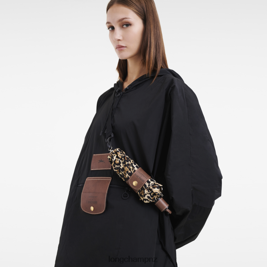 Men Panther print Longchamp X D'heygere Umbrella Accessories L06408966