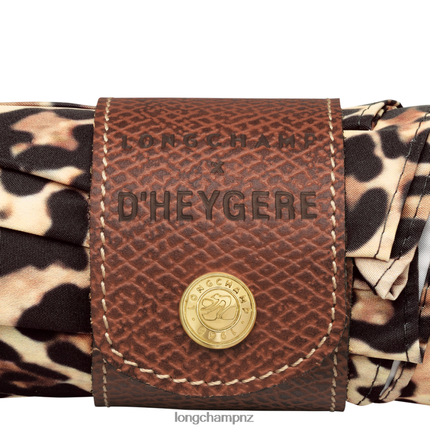 Men Panther print Longchamp X D'heygere Umbrella Accessories L06408966