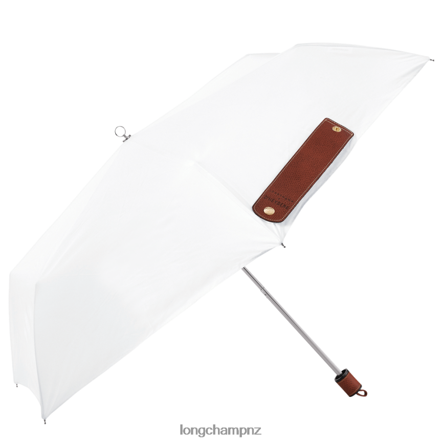Men White Longchamp X D'heygere Umbrella Accessories L06408963