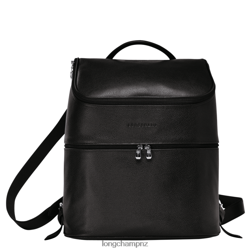 Men Black Longchamp Le Foulonne Backpack Bags L06408448