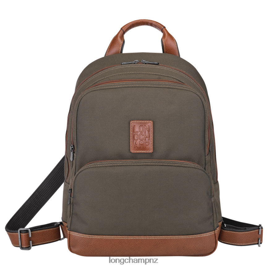 Men Brown Longchamp Boxford Backpack Bags L064081086