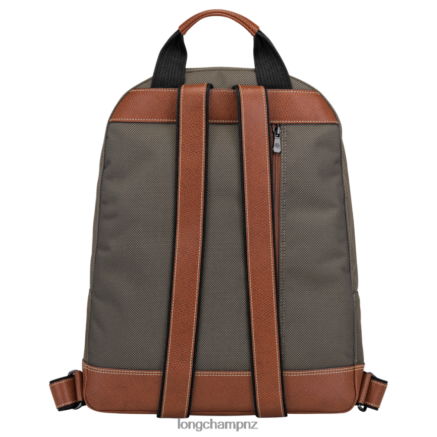 Men Brown Longchamp Boxford Backpack Bags L064081086