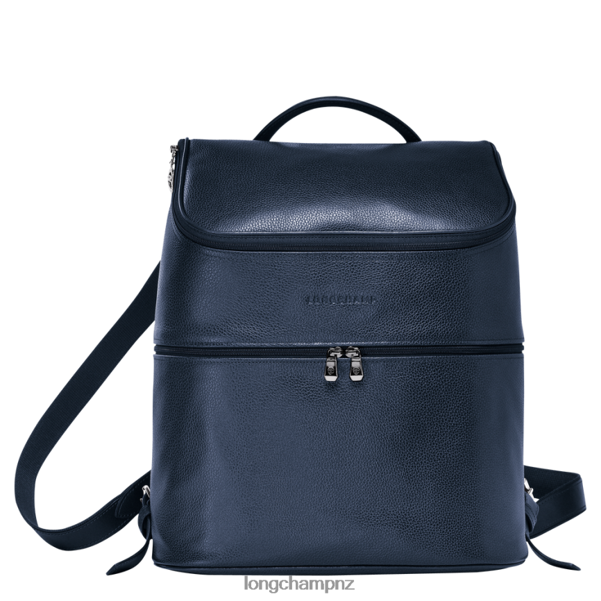 Men Navy Longchamp Le Foulonne Backpack Bags L06408449
