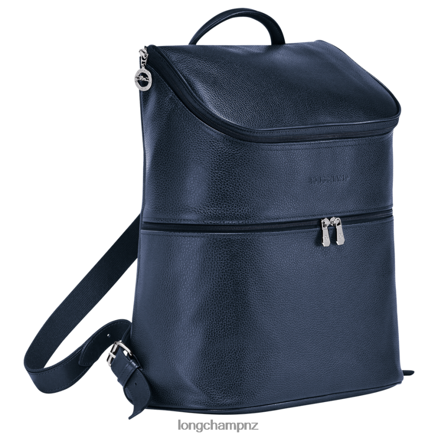 Men Navy Longchamp Le Foulonne Backpack Bags L06408449