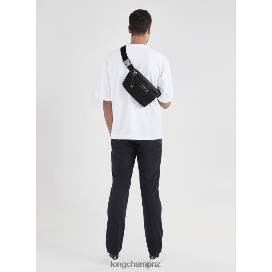 Men Black Longchamp Le Pliage Energy Belt bag Bags L06408461