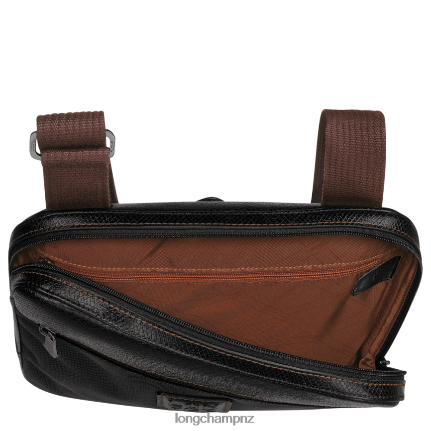 Men Black Longchamp Boxford Crossbody bag Bags L064081092