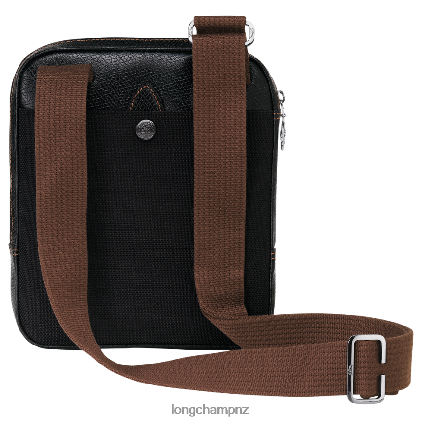 Men Black Longchamp Boxford Crossbody bag Bags L064081107