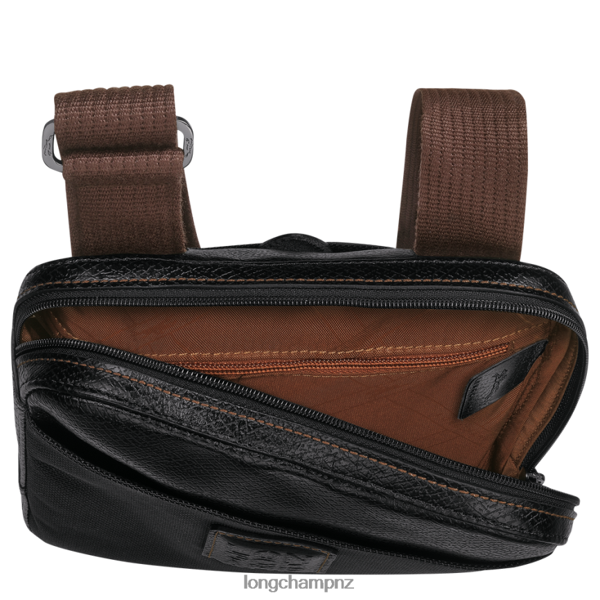 Men Black Longchamp Boxford Crossbody bag Bags L064081107