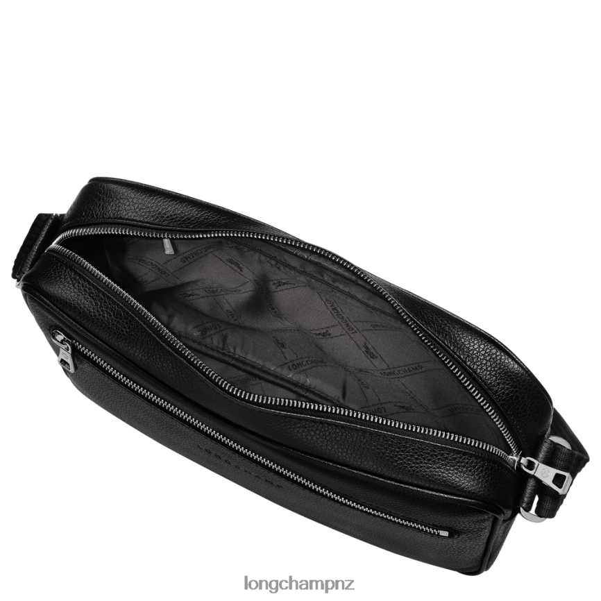 Men Black Longchamp Le Foulonne Camera bag Bags L064081119