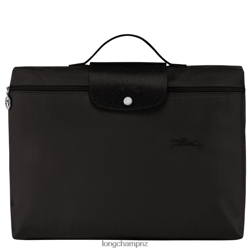 Men Black Longchamp Le Pliage Green Document folder Bags L06408492