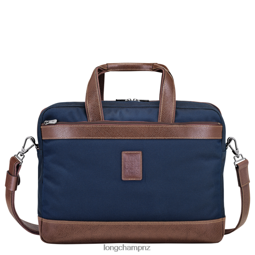 Men Blue Longchamp Boxford Briefcase Bags L064081089