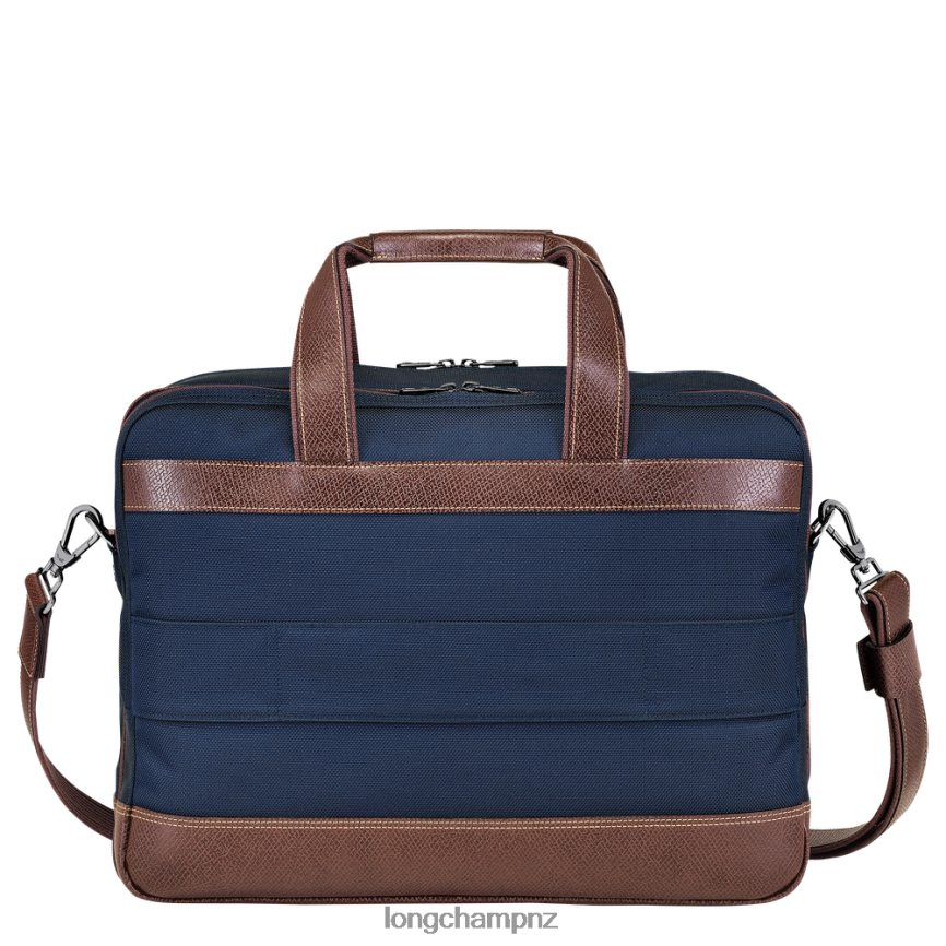 Men Blue Longchamp Boxford Briefcase Bags L064081089