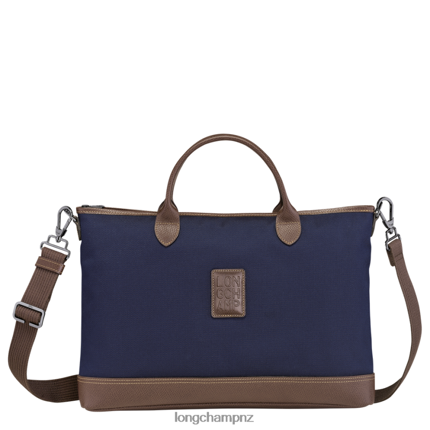 Men Blue Longchamp Boxford Briefcase Bags L06408466