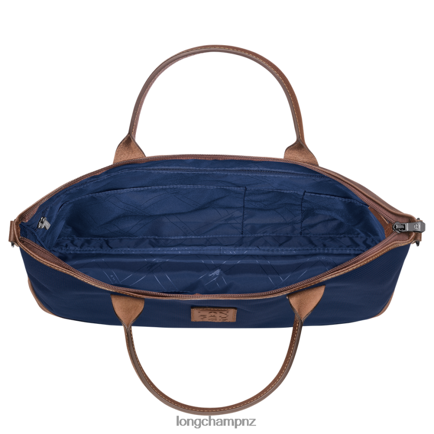 Men Blue Longchamp Boxford Briefcase Bags L06408466