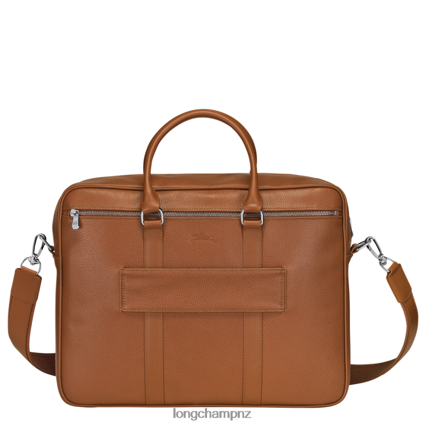 Men Caramel Longchamp Le Foulonne Briefcase Bags L064081090