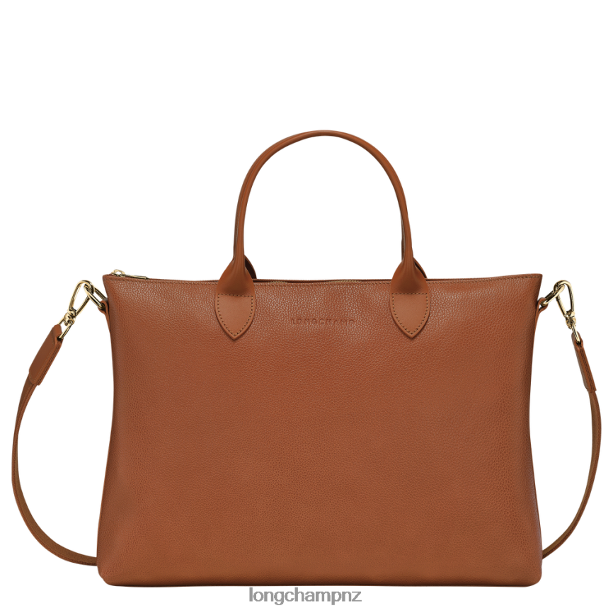 Men Caramel Longchamp Le Foulonne Briefcase Bags L06408468