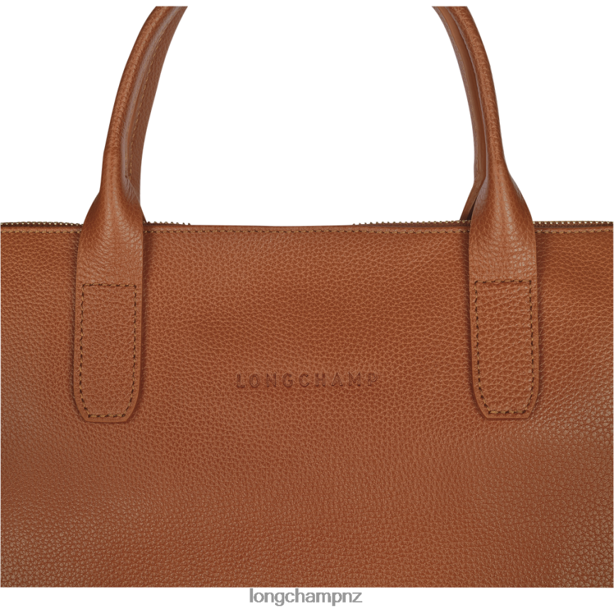 Men Caramel Longchamp Le Foulonne Briefcase Bags L06408468