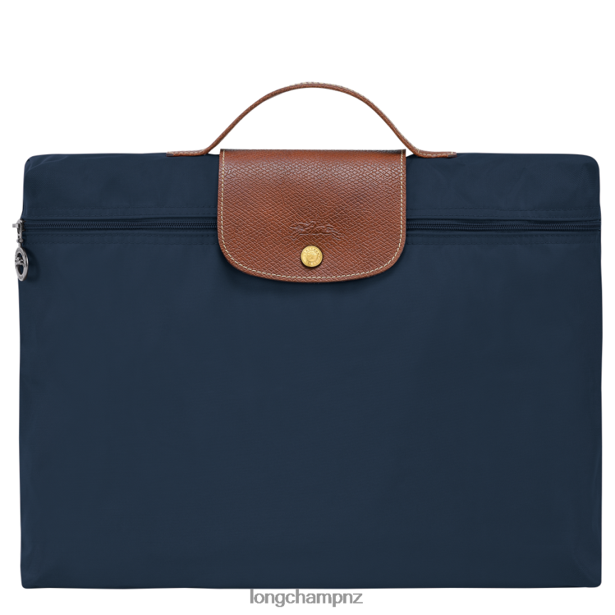 Men Navy Longchamp Le Pliage Original Briefcase Bags L06408488