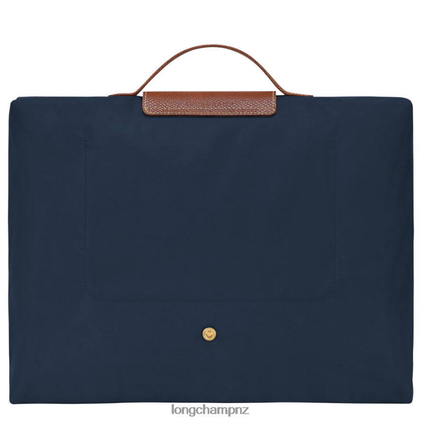 Men Navy Longchamp Le Pliage Original Briefcase Bags L06408488