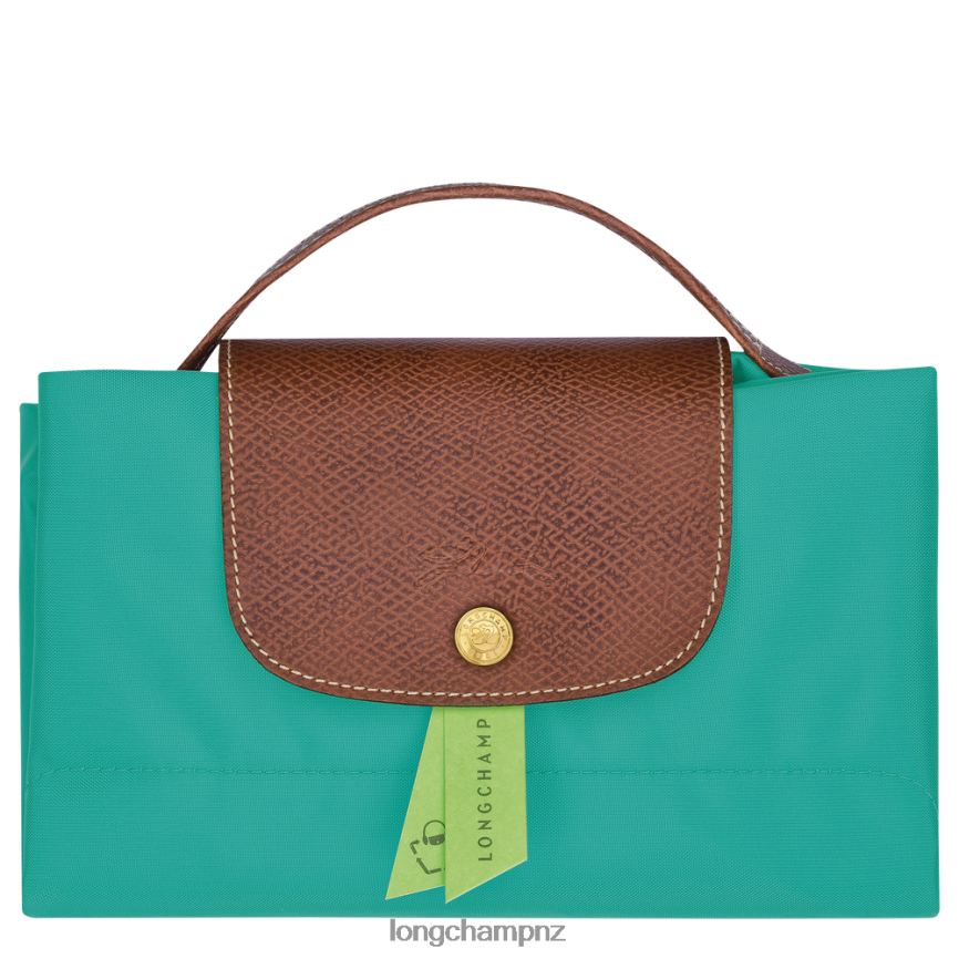 Men Turquoise Longchamp Le Pliage Original Briefcase Bags L06408489