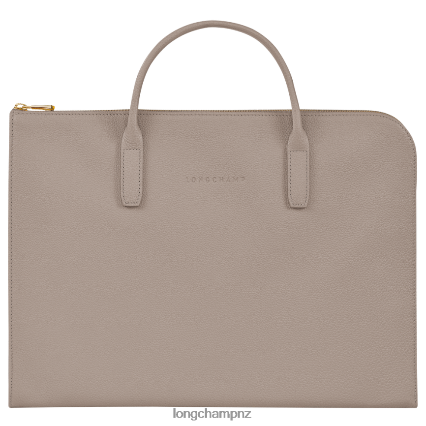 Men Turtledove Longchamp Le Foulonne Briefcase Bags L06408473