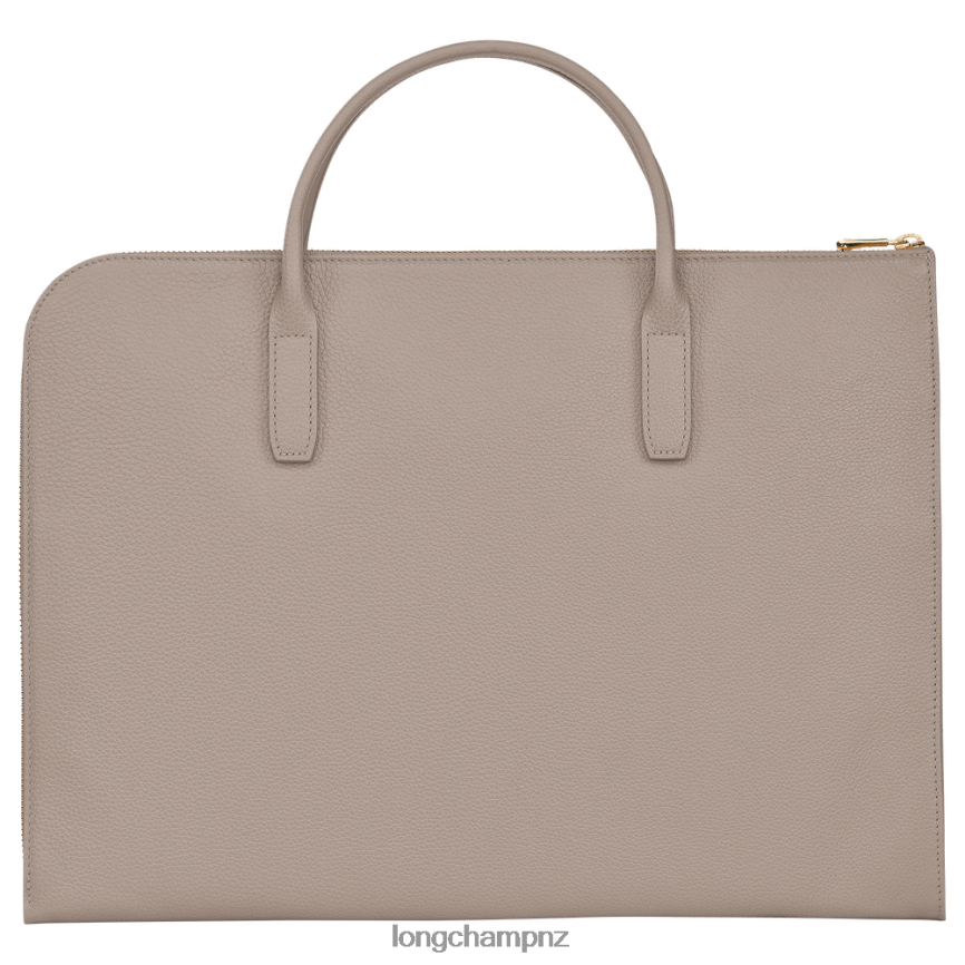 Men Turtledove Longchamp Le Foulonne Briefcase Bags L06408473