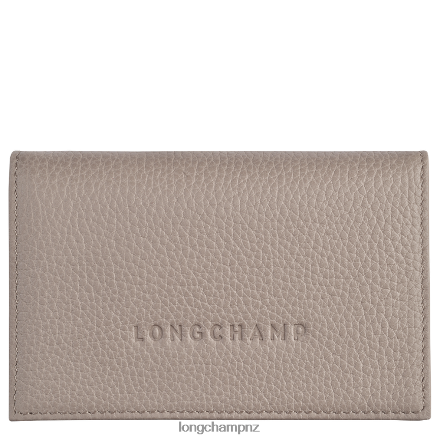 Men Turtledove Longchamp Le Foulonne Card holder Leather Goods L06408656