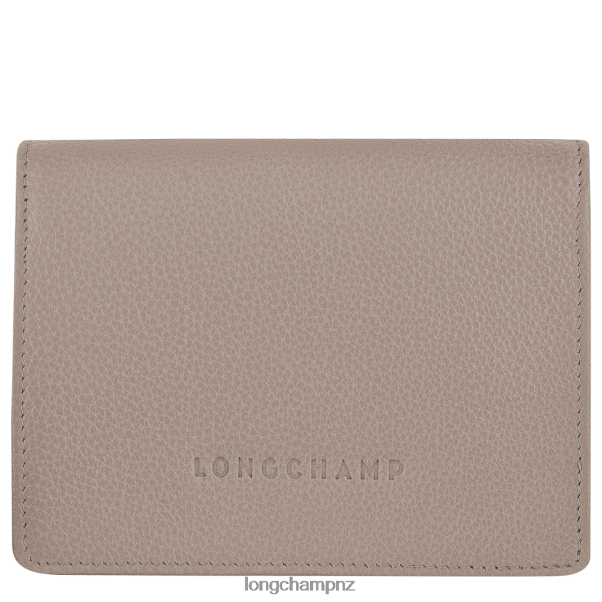 Men Turtledove Longchamp Le Foulonne Wallet Leather Goods L06408599