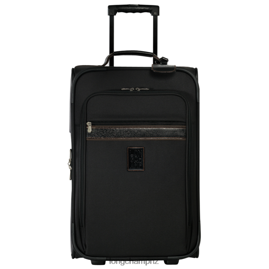 Men Black Longchamp Boxford Suitcase Bags L06408849